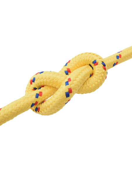 Corda multiuso 40 mm 5 m Giallo PP 9600 kg Carico massimo