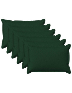 Cuscino con cuscino HOUTEN 6 pz Verde Scuro Lino