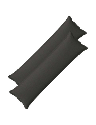 Cuscino con cuscino HOUTEN 2 pz Grigio Scuro Lino