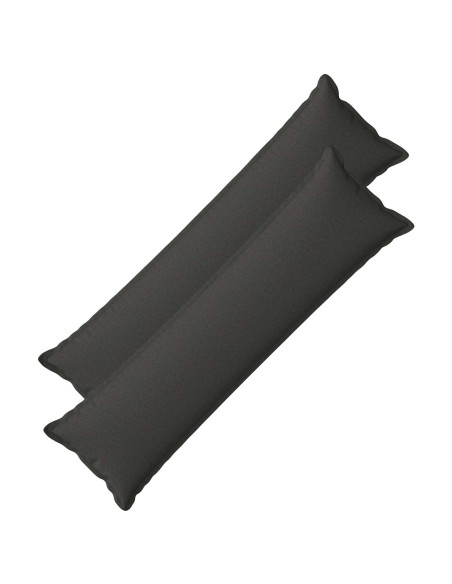 Cuscino con cuscino HOUTEN 2 pz Grigio Scuro Lino