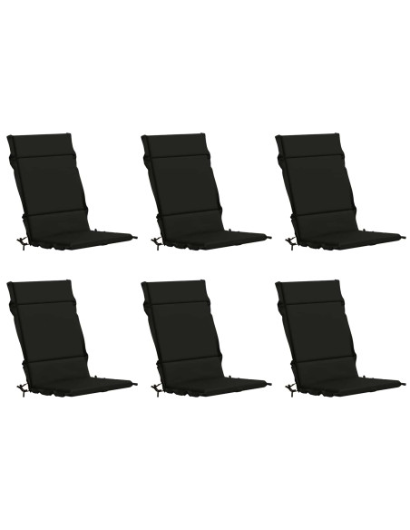 Cuscini per Sedia Alta in 6 Pezzi GEMERT 6 pcs 100% Poliestere
