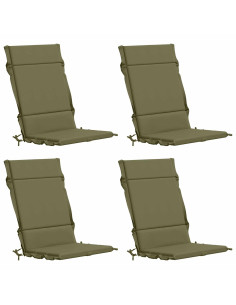 Cuscini per Sedia Alta in 4 Pezzi GEMERT 4 pcs 100% Poliestere 2