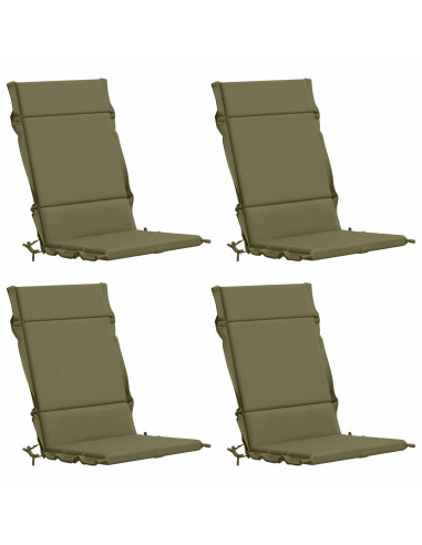 Cuscini per Sedia Alta in 4 Pezzi GEMERT 4 pcs 100% Poliestere