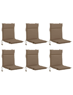 Cuscini per Sedia Alta in 6 Pezzi GEMERT 6 pcs 100% Poliestere 2