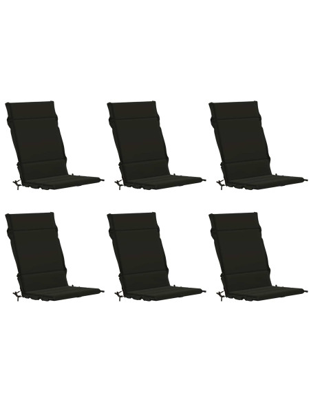 Cuscini per Sedia Alta in 6 Pezzi GEMERT 6 pcs 100% Poliestere
