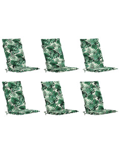 Cuscini per Sedia Alta in 6 Pezzi GEMERT 6 pcs 100% Poliestere 2