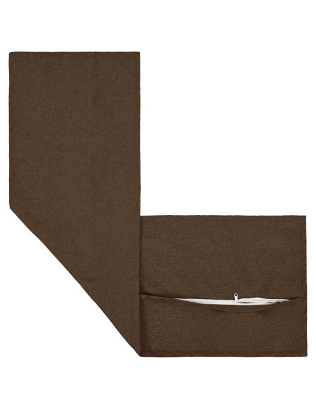 Cuscino con cuscino HOUTEN Marrone 40 x 145 cm Lino