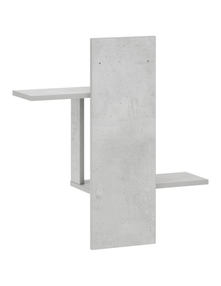 Scaffale da parete Grigio Cemento 59 x 17 x 63 cm