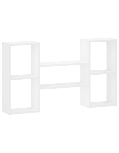 Scaffale da parete Bianco 102 x 17 x 59 cm Legno ingegnerizzato