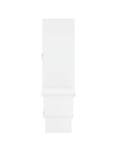 Scaffale da parete Bianco 87 x 17 x 75 cm Legno ingegnerizzato