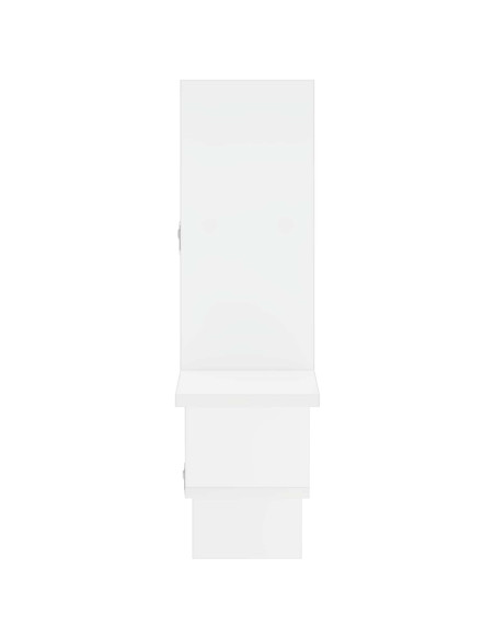 Scaffale da parete Bianco 87 x 17 x 75 cm Legno ingegnerizzato