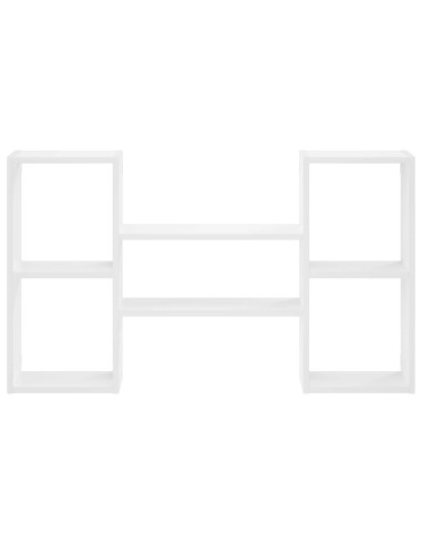 Scaffale da parete Bianco 102 x 17 x 59 cm Legno ingegnerizzato