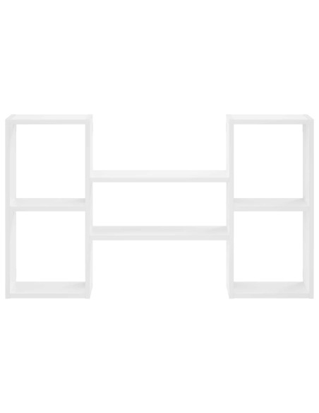 Scaffale da parete Bianco 102 x 17 x 59 cm Legno ingegnerizzato