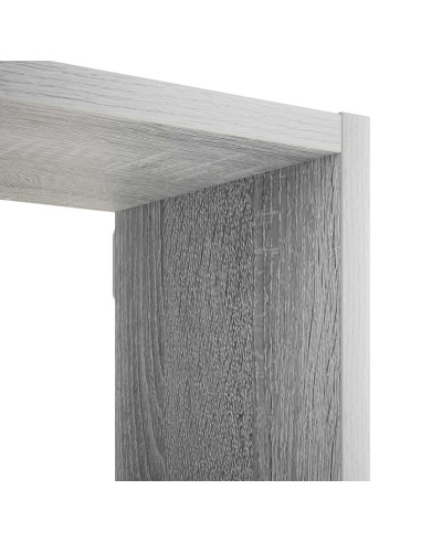 Scaffale da parete Sonoma grigio 87 x 17 x 75 cm