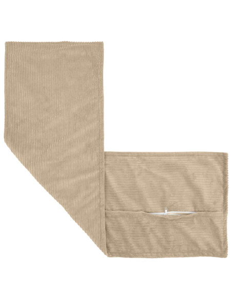 Federa 2 pz HOUTEN Tortora 40 x 145 cm corduroy