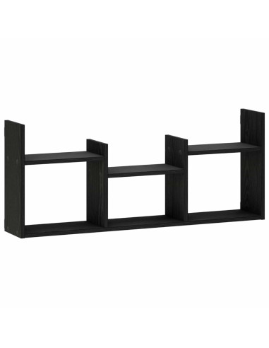 Scaffale da parete Rovere Nero 97.5 x 17 x 40 cm