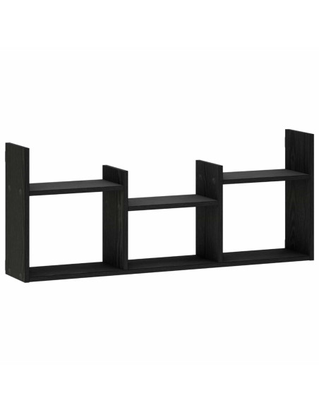 Scaffale da parete Rovere Nero 97.5 x 17 x 40 cm