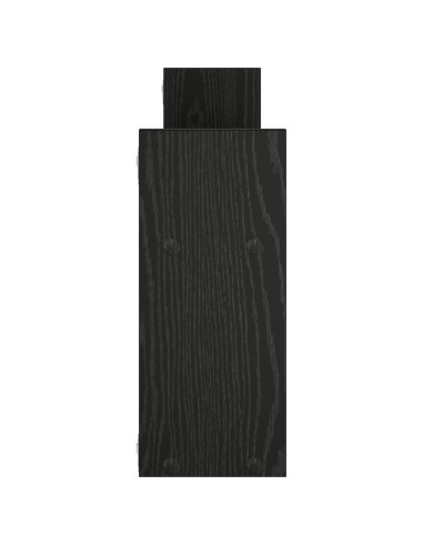 Scaffale da parete Rovere Nero 97.5 x 17 x 40 cm