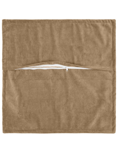 Cuscino con cuscino HOUTEN 2 pz Tortora Fleece in microfibra