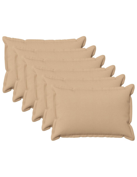 Cuscino con cuscino HOUTEN 6 pz Crema Lino