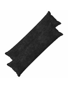 Federa 2 pz HOUTEN Antracite 40 x 145 cm Tessuto Chenille 2