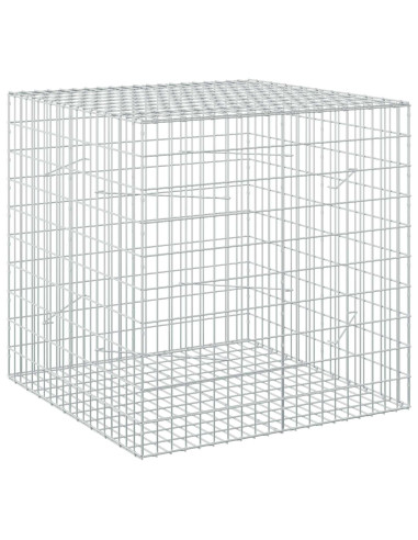 Gabione con Filo da 3,5 mm e Rete da 5x10 cm 100x100x100 cm