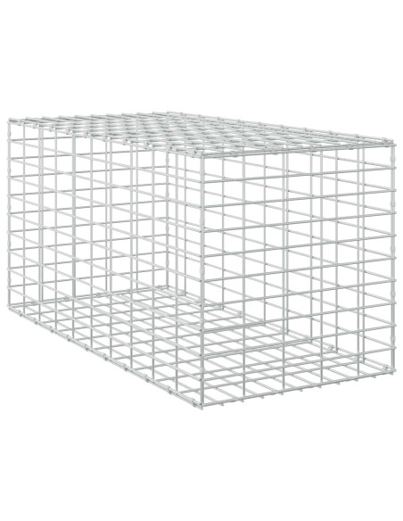 Gabione con Filo da 3,5 mm e Rete da 5x10 cm 50x100x50 cm
