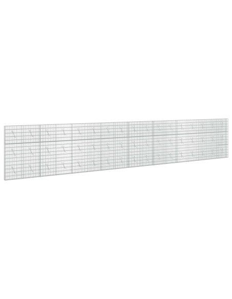 Gabione con Filo da 3,5 mm e Rete da 5x10 cm 850x10x150 cm