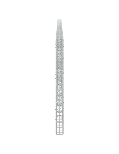 Gabione con Filo da 3,5 mm e Rete da 5x10 cm 850x10x150 cm