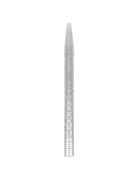 Gabione con Filo da 3,5 mm e Rete da 5x10 cm 850x10x150 cm