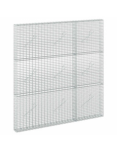 Gabione con filo da 3,5 mm e rete da 5x2,5 cm 150x10x150 cm 2