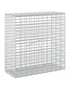 Gabione con filo da 3,5 mm e rete da 5x2,5 cm 50x20x50 cm 2