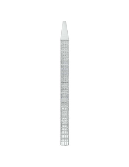 Gabione con filo da 3,5 mm e rete da 5x2,5 cm 1150x10x150 cm