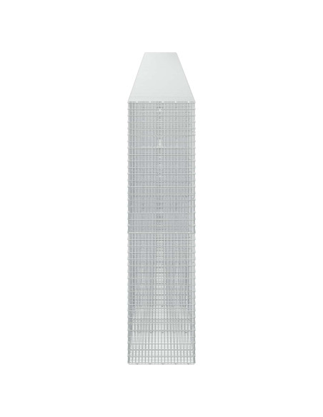 Gabione con filo da 3,5 mm e rete da 5x2,5 cm 1150x50x200 cm