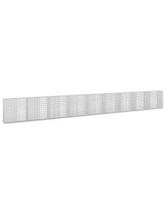 Gabione con filo da 3,5 mm e rete da 5x2,5 cm 900x30x100 cm 2
