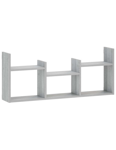 Scaffale da parete Sonoma grigio 97.5 x 17 x 40 cm