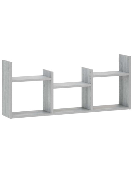 Scaffale da parete Sonoma grigio 97.5 x 17 x 40 cm