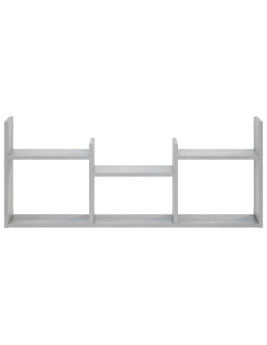 Scaffale da parete Sonoma grigio 97.5 x 17 x 40 cm
