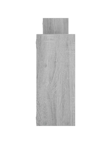 Scaffale da parete Sonoma grigio 97.5 x 17 x 40 cm
