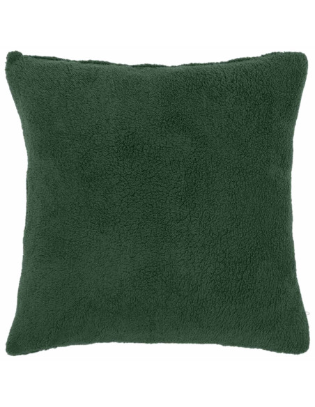 Federa 6 pcs HEERLEN Verde Scuro 80 x 80 cm Bouclé