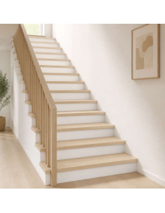 Gradini per Scale 12 pz 110 x 30 x 2 cm Bianco