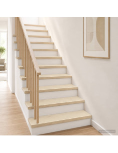 Gradini per Scale 16 pz 110 x 30 x 2 cm Bianco