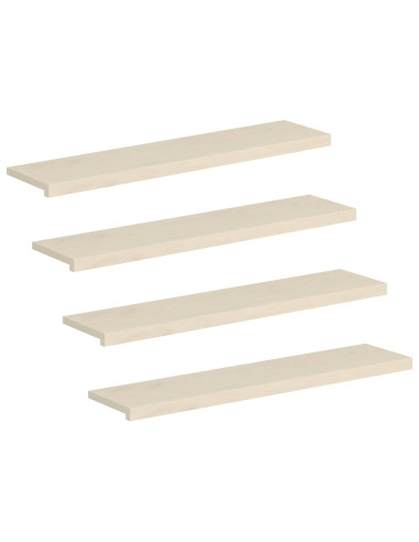 Gradini per Scale 4 pz 110 x 30 x 2 cm Bianco
