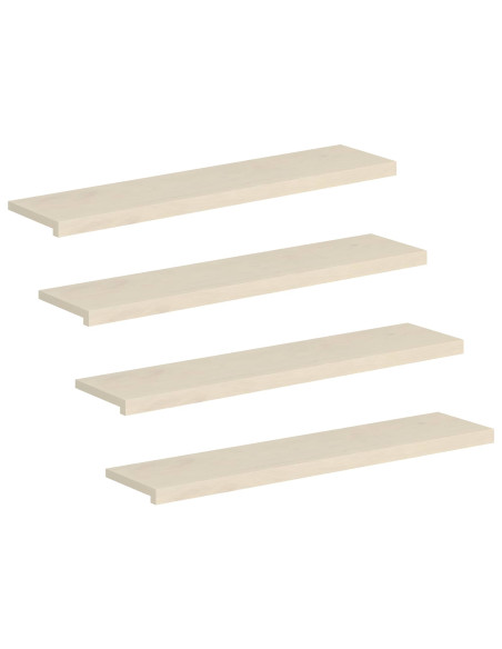 Gradini per Scale 4 pz 110 x 30 x 2 cm Bianco