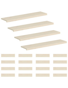 Gradini per Scale 20 pz 110 x 30 x 2 cm Bianco 2