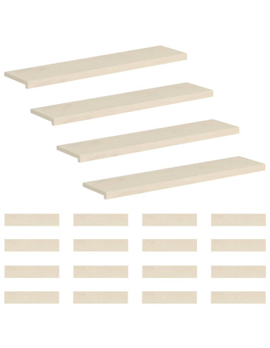 Gradini per Scale 20 pz 110 x 30 x 2 cm Bianco