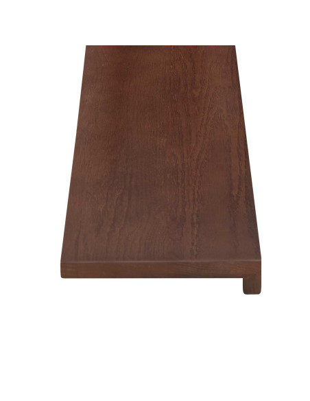 Gradini per Scale 4 pz 100 x 30 x 2 cm Marrone Scuro