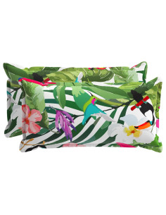 Cuscino con cuscino HOUTEN 2 pz Multicolore Poliestere 2