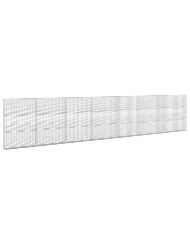 Gabione con filo da 3,5 mm e rete da 5x2,5 cm 750x20x150 cm
