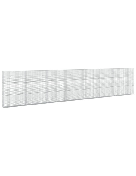 Gabione con filo da 3,5 mm e rete da 5x2,5 cm 750x20x150 cm